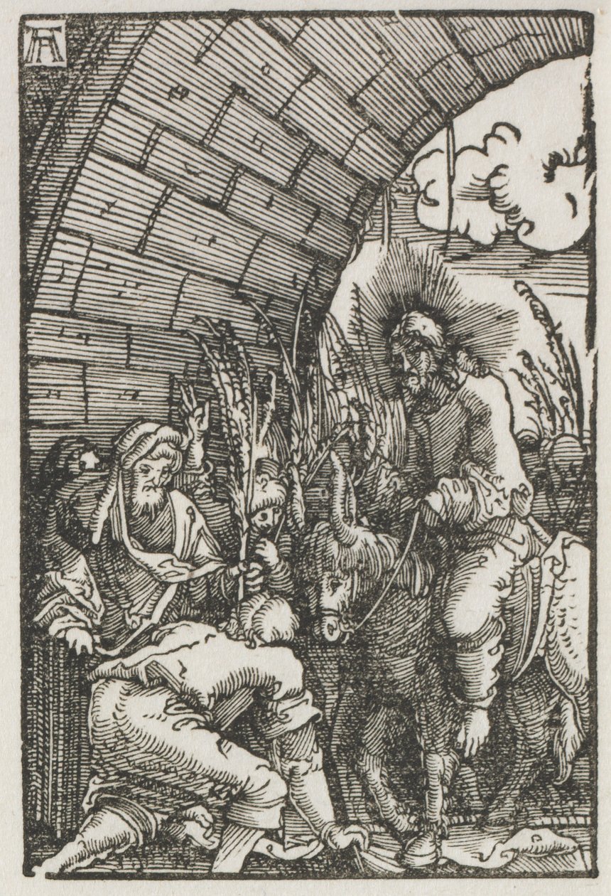 Az ember bukása és megváltása: Belépés Jeruzsálembe alkotó: Albrecht Altdorfer