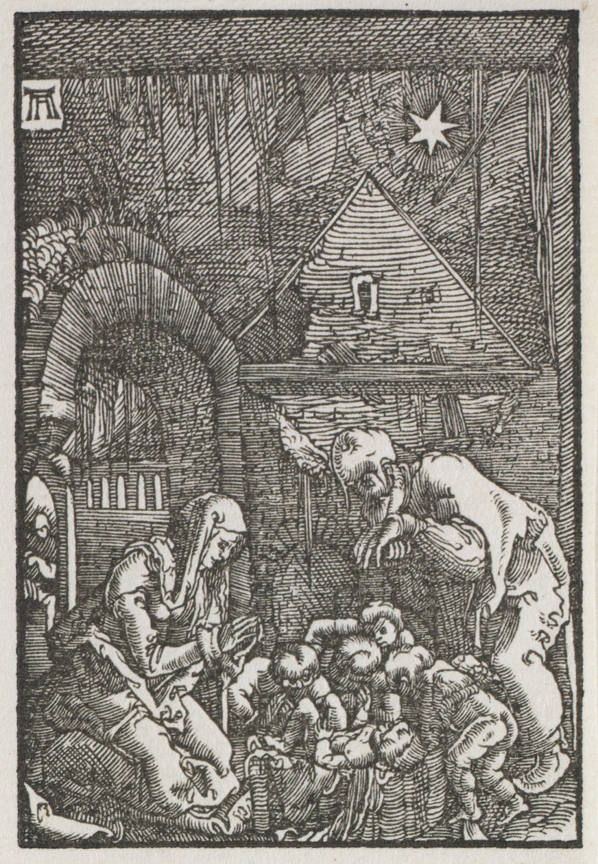 Az ember bukása és megváltása: A születés alkotó: Albrecht Altdorfer