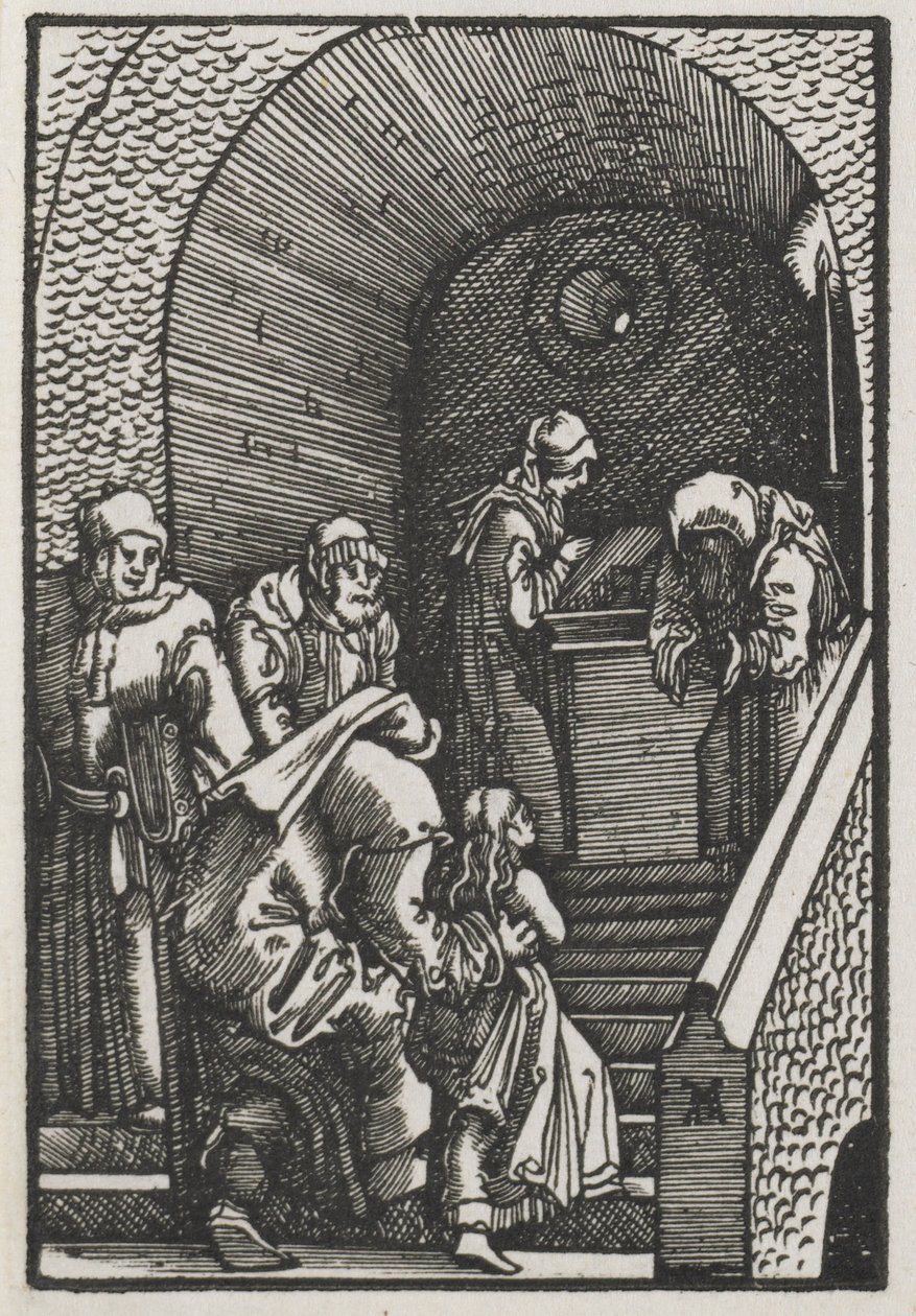 Az ember bukása és megváltása: A Szűz bemutatása a templomban alkotó: Albrecht Altdorfer