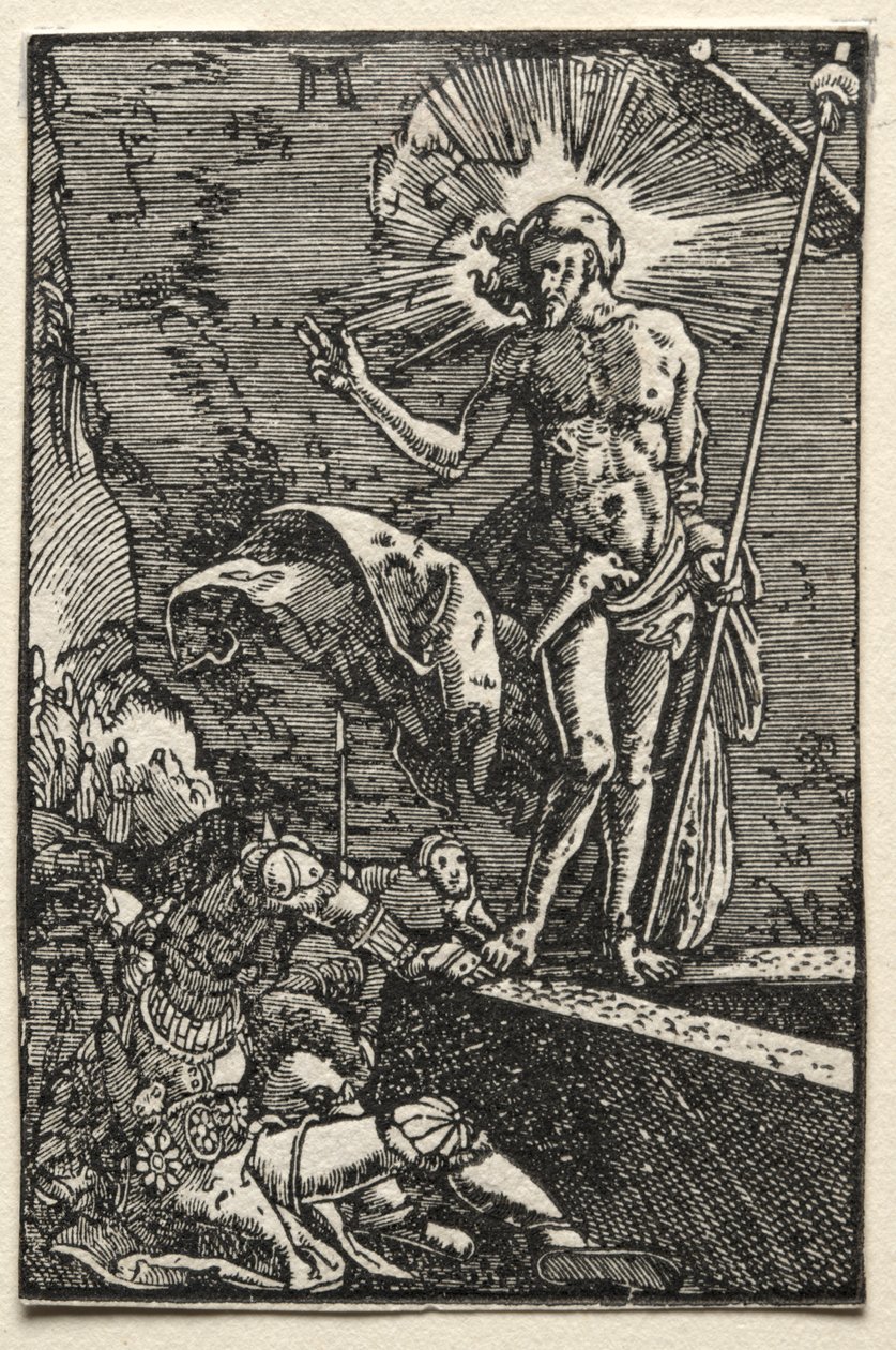Az ember bukása és megváltása: A feltámadás alkotó: Albrecht Altdorfer