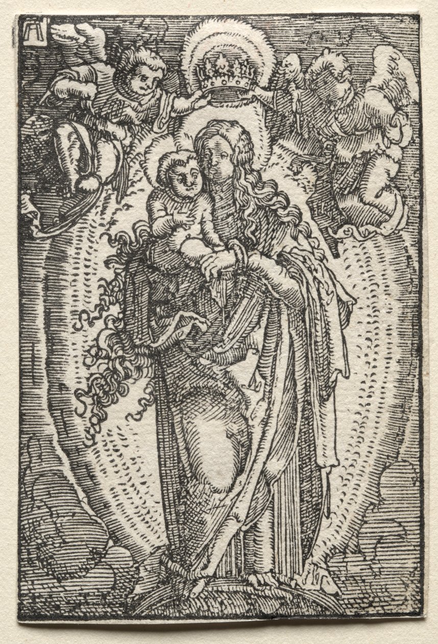 Az ember bukása és megváltása: A Szűz, mint a mennyek királynője alkotó: Albrecht Altdorfer