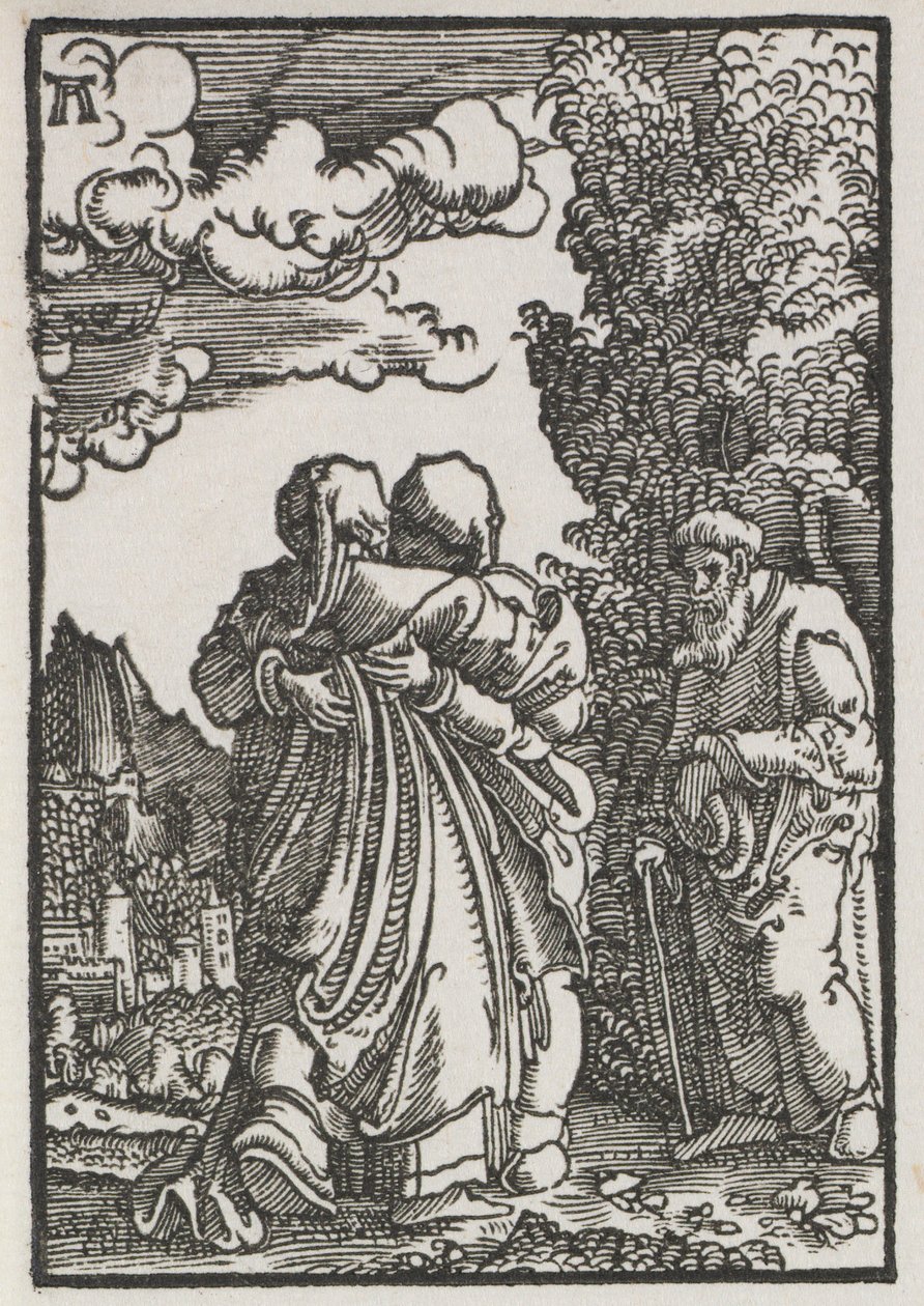Az ember bukása és megváltása: A látogatás alkotó: Albrecht Altdorfer