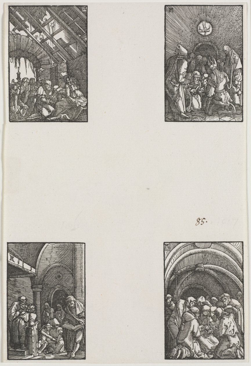 Az ember bukása és megváltása c. 1515. alkotó: Albrecht Altdorfer