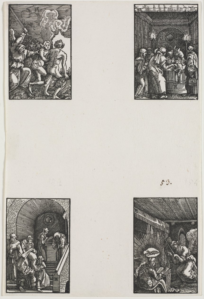 Az ember bukása és megváltása c. 1515. alkotó: Albrecht Altdorfer