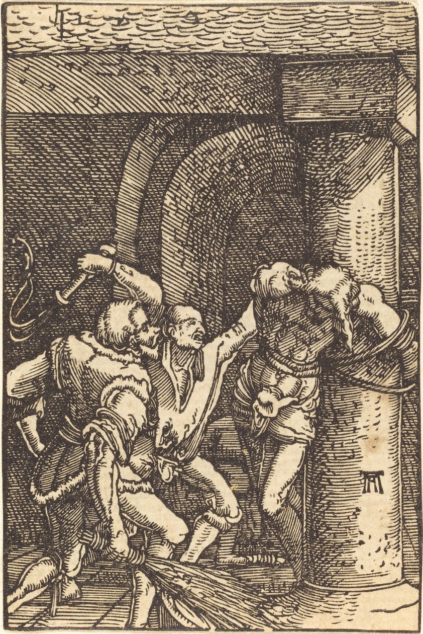 Krisztus korbácsolása alkotó: Albrecht Altdorfer