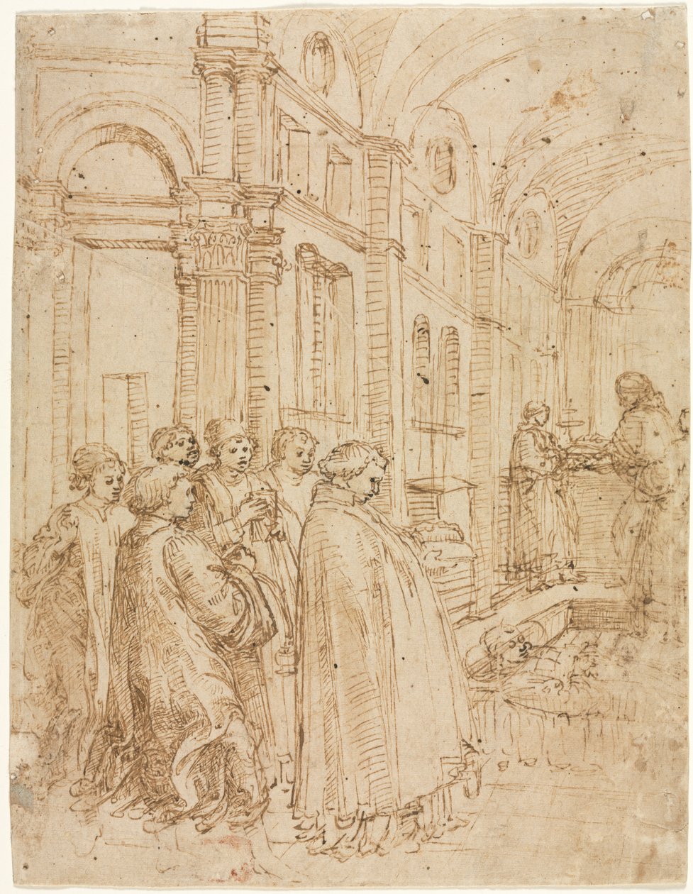 Szent István temetése alkotó: Albrecht Altdorfer