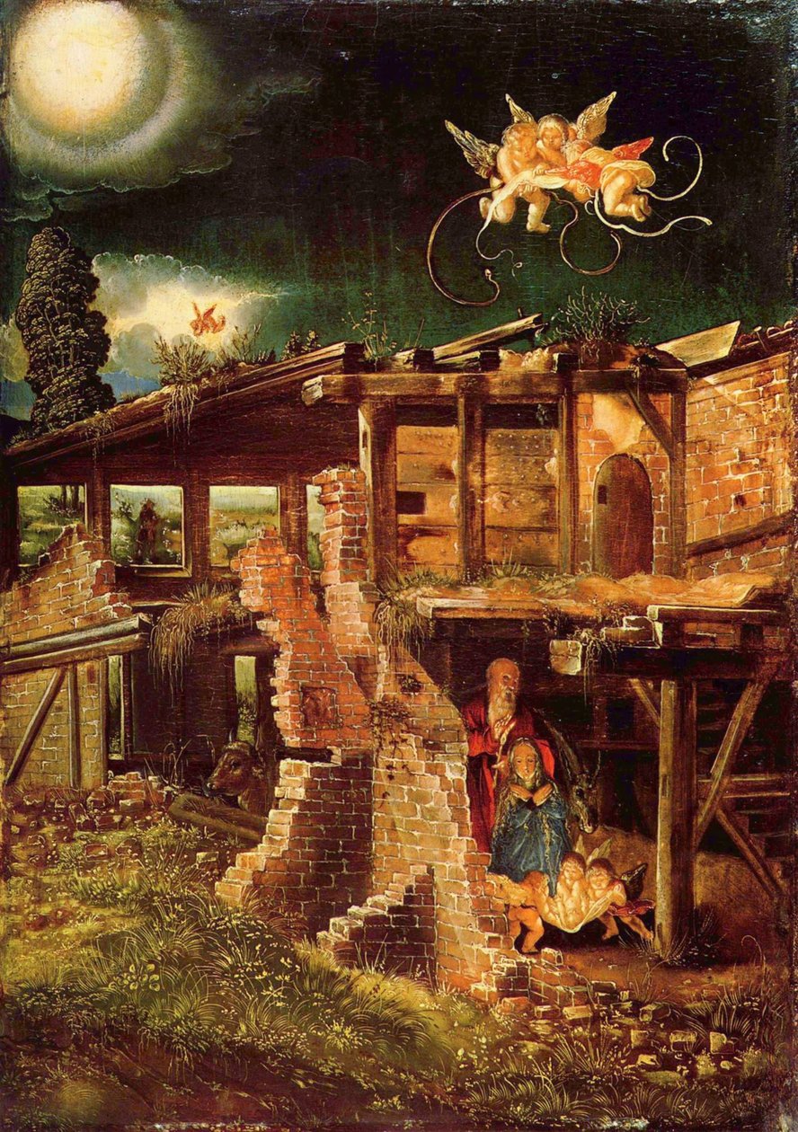 A szent éjszaka Krisztus születése, c. 1513 alkotó: Albrecht Altdorfer