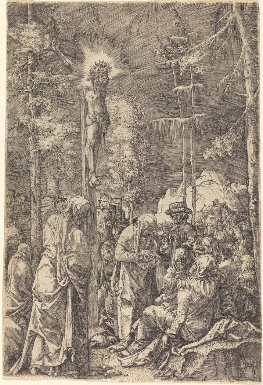 A nagy keresztre feszítés alkotó: Albrecht Altdorfer