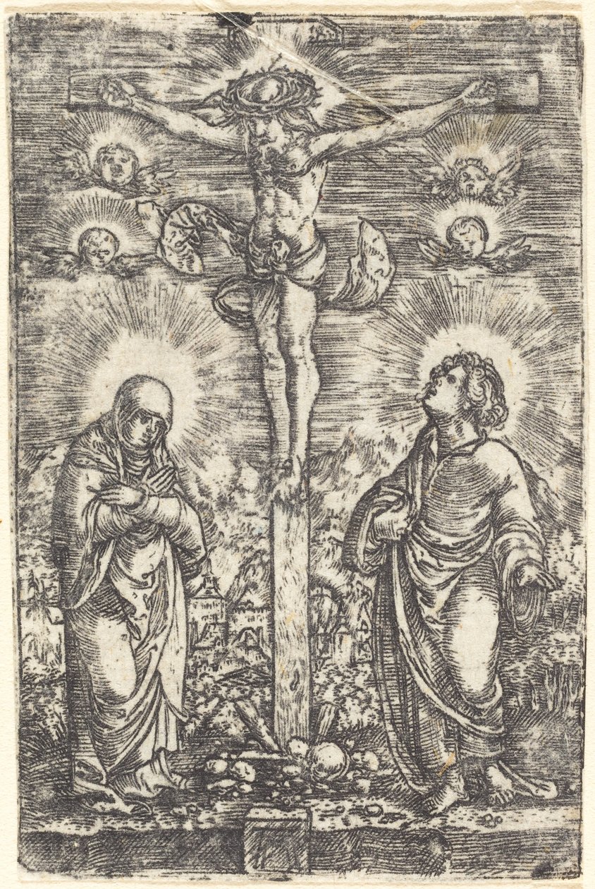 A kis keresztre feszítés alkotó: Albrecht Altdorfer