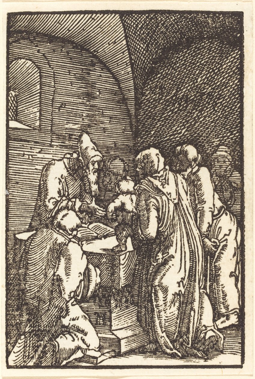 Krisztus bemutatása a templomban alkotó: Albrecht Altdorfer