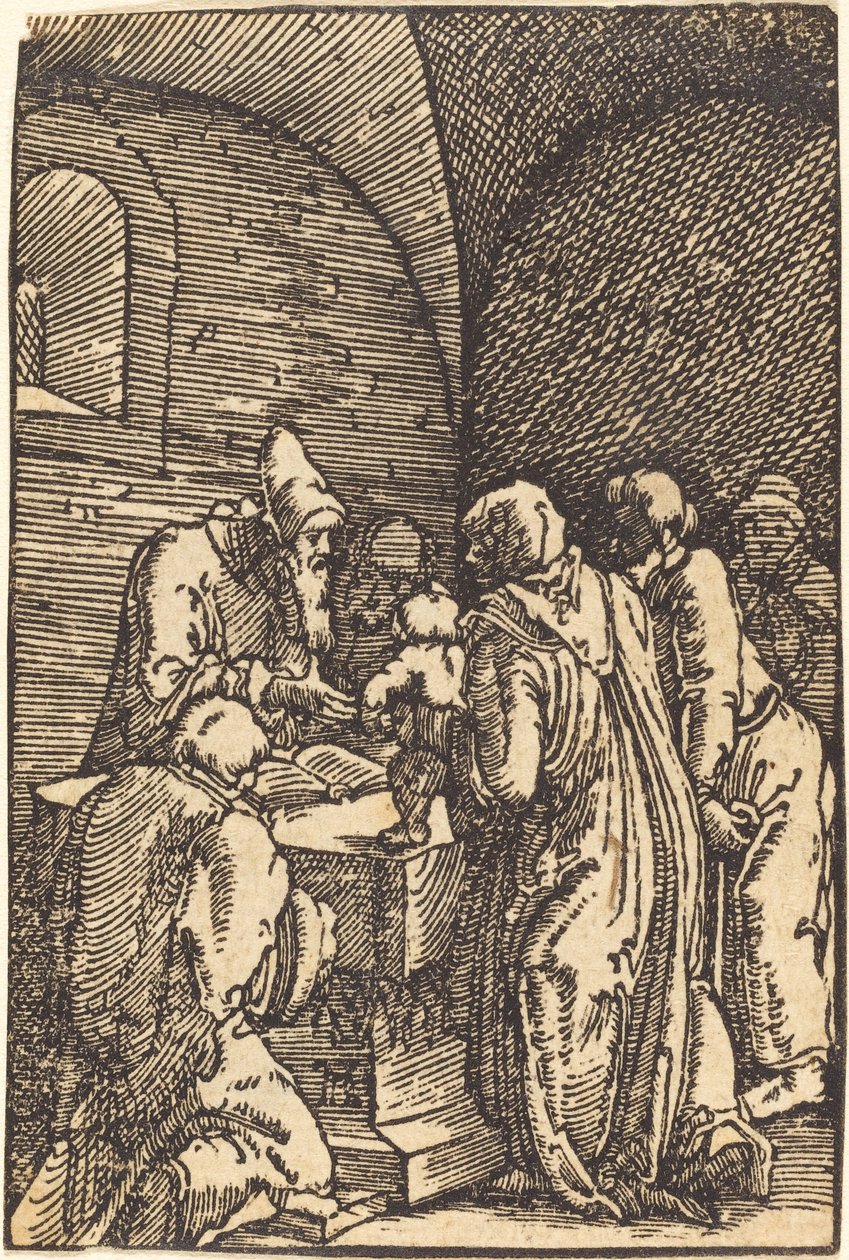 Krisztus bemutatása a templomban alkotó: Albrecht Altdorfer