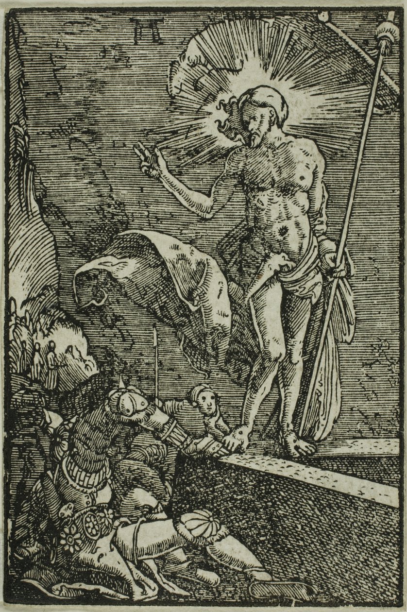 A feltámadás, Az ember bukásából és megváltásából alkotó: Albrecht Altdorfer