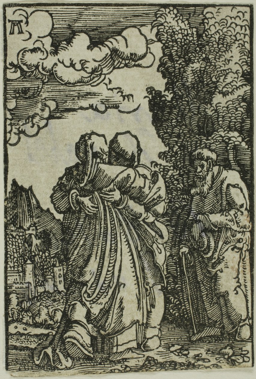 A látogatás, Az ember bukásából és megváltásából alkotó: Albrecht Altdorfer