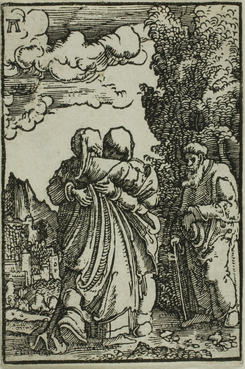 A látogatás, Az ember bukásából és megváltásából alkotó: Albrecht Altdorfer