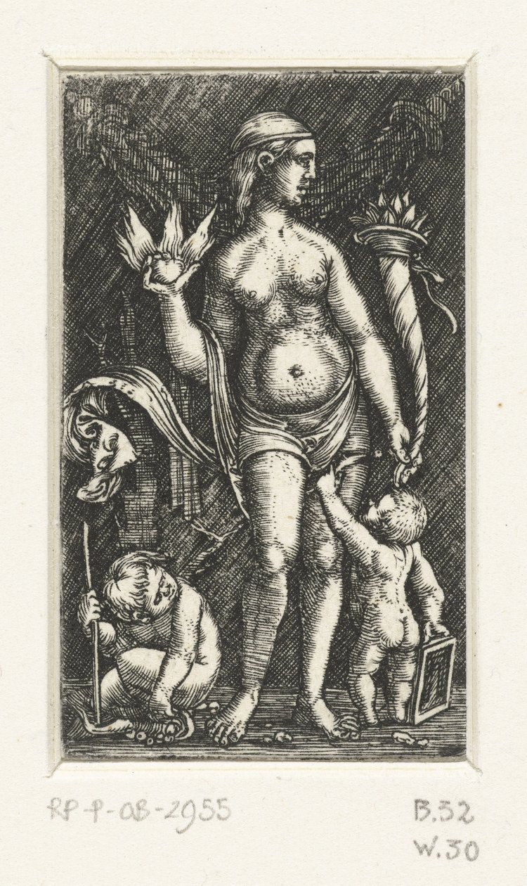 Vénusz két puttival alkotó: Albrecht Altdorfer