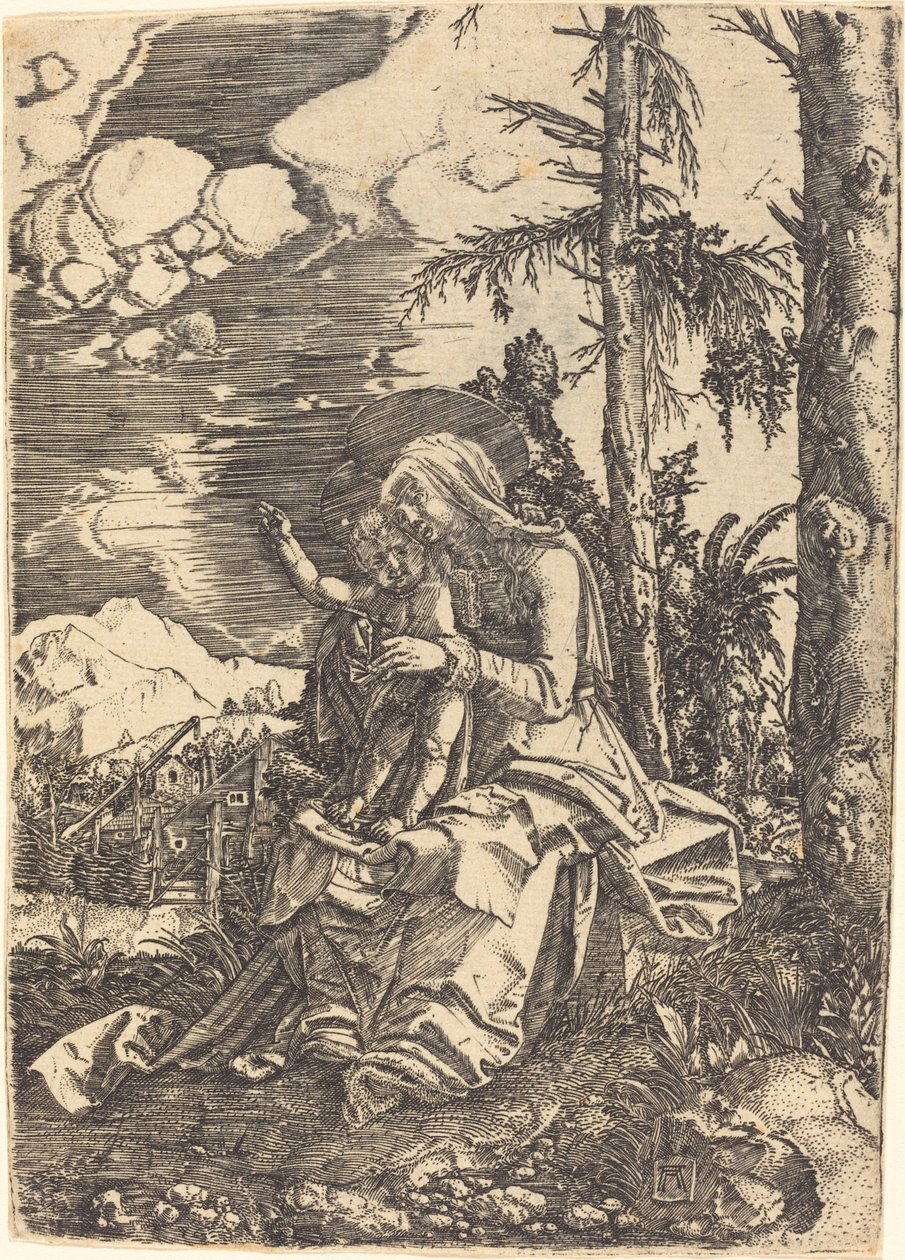 Szűz a tájban alkotó: Albrecht Altdorfer