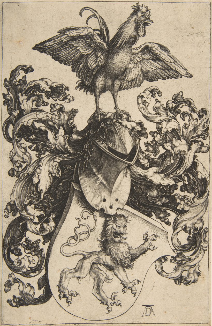 37 címer oroszlánnal és kakassal alkotó: Albrecht Dürer