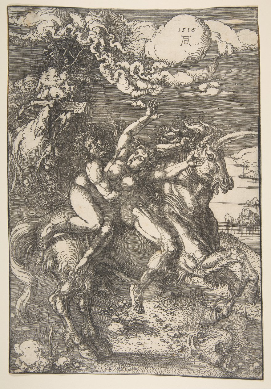 Proserpine elrablása alkotó: Albrecht Dürer