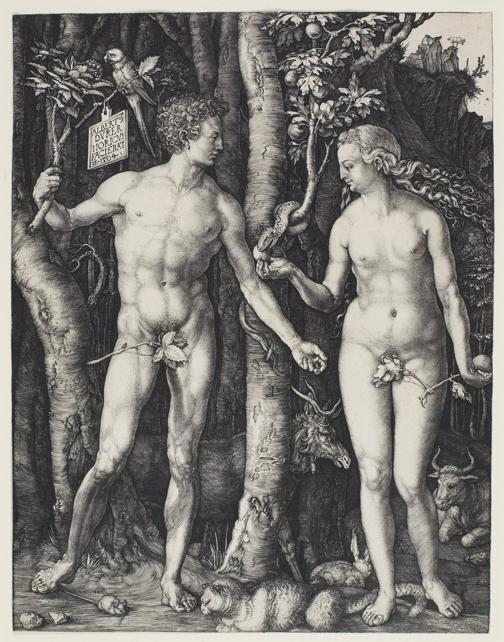 Ádám és Éva alkotó: Albrecht Dürer