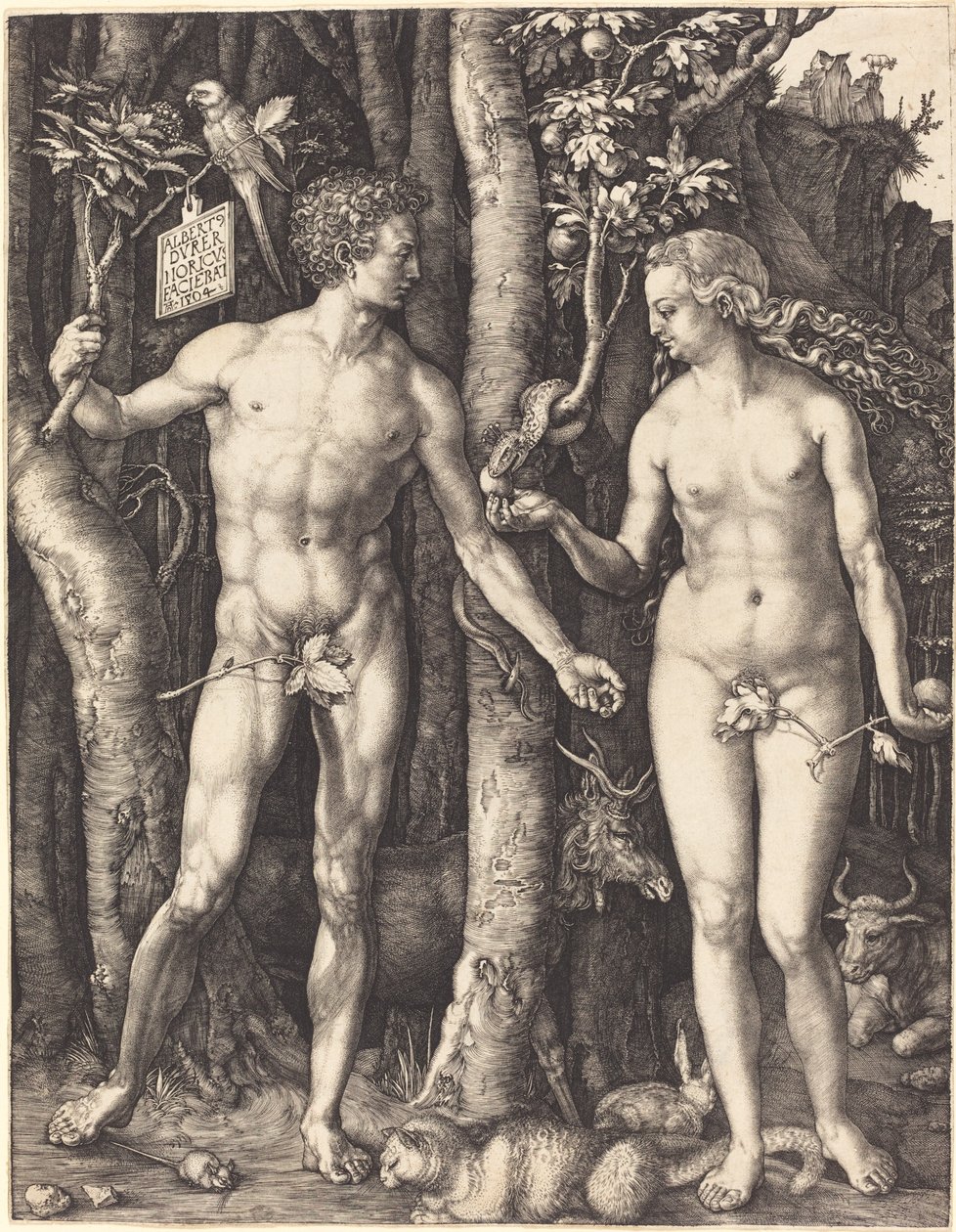 Ádám és Éva alkotó: Albrecht Dürer