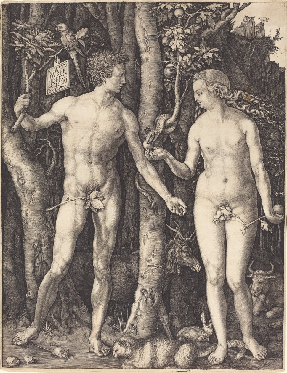 Ádám és Éva alkotó: Albrecht Dürer