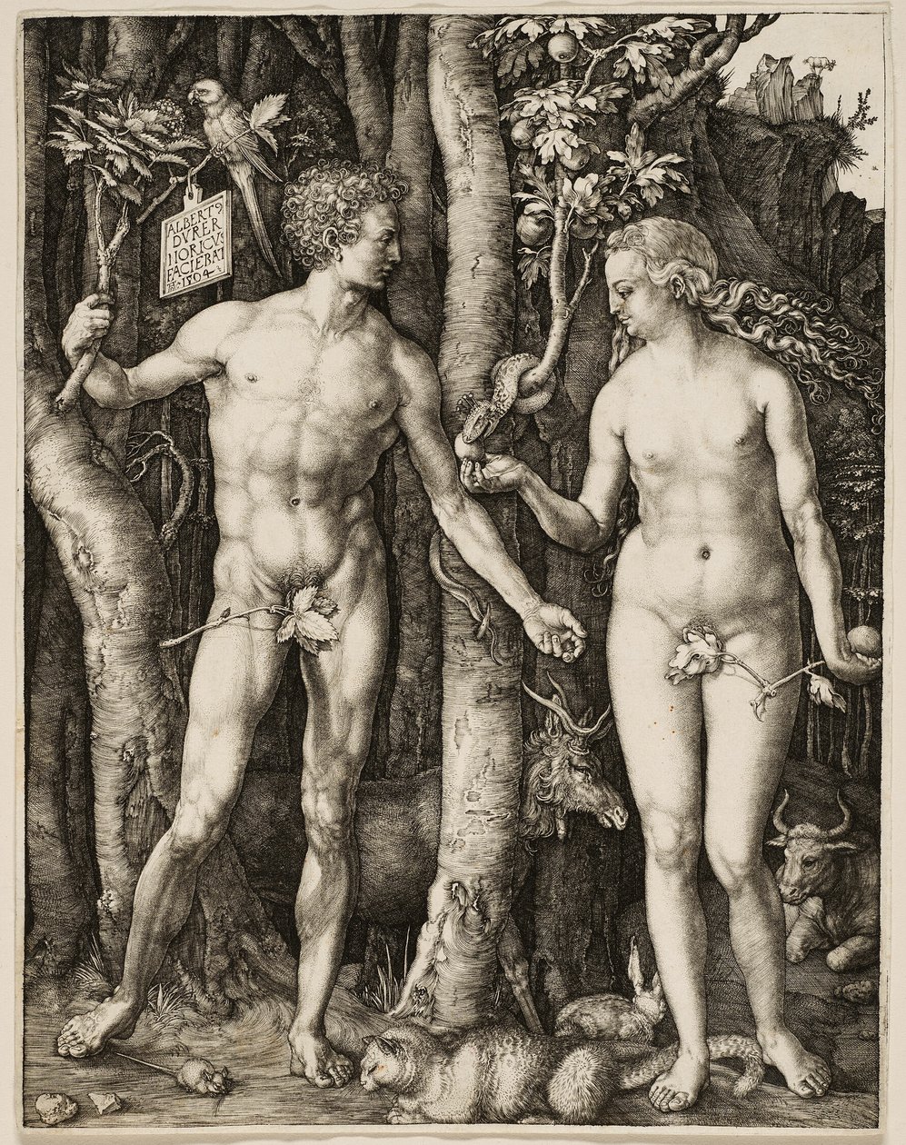 Ádám és Éva alkotó: Albrecht Dürer