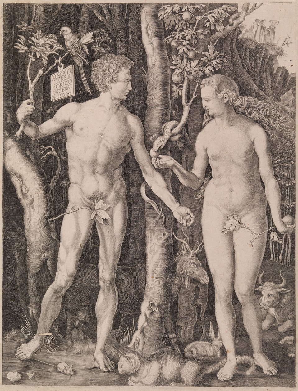 Ádám és Éva alkotó: Albrecht Dürer