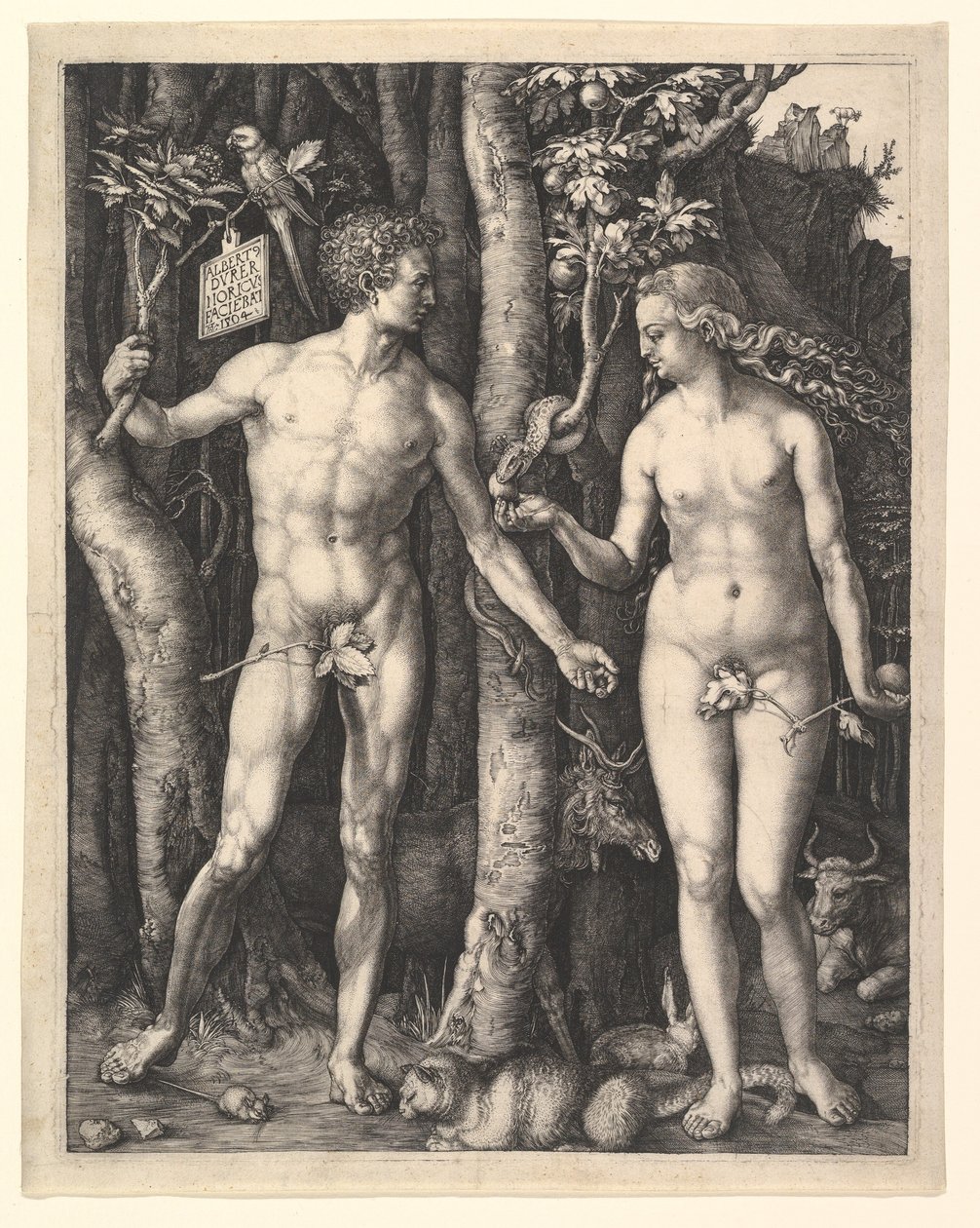 Ádám és Éva alkotó: Albrecht Dürer