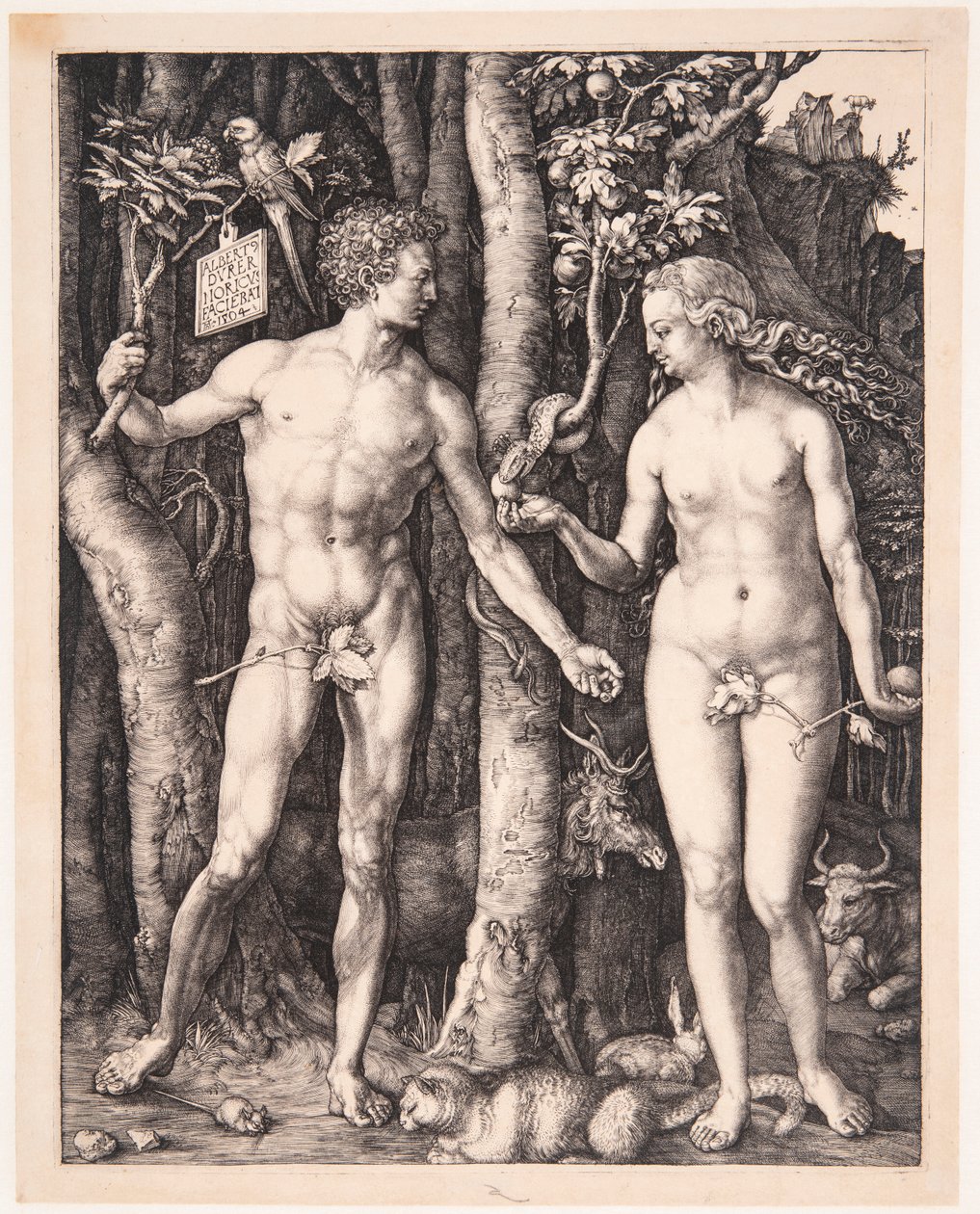 Ádám és Éva alkotó: Albrecht Dürer