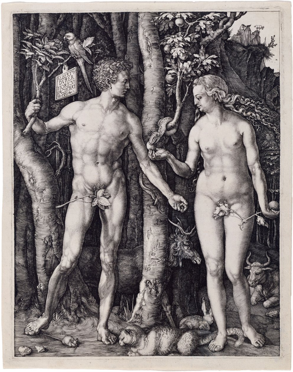 Ádám és Éva alkotó: Albrecht Dürer