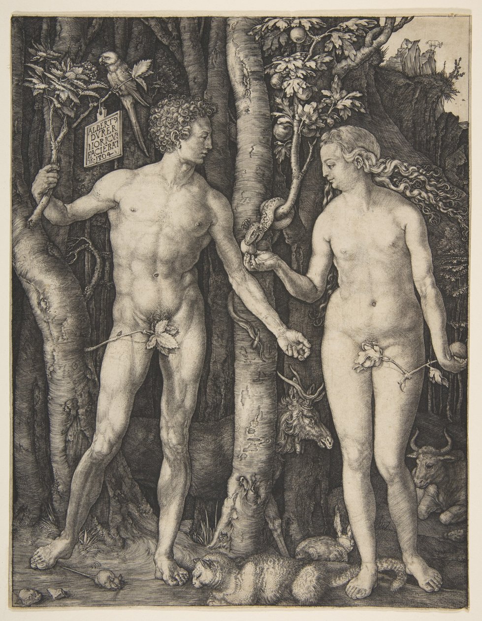 Ádám és Éva alkotó: Albrecht Dürer