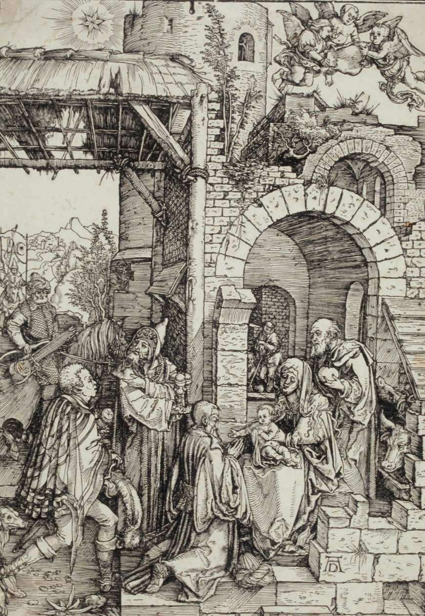 A három király imádása alkotó: Albrecht Dürer