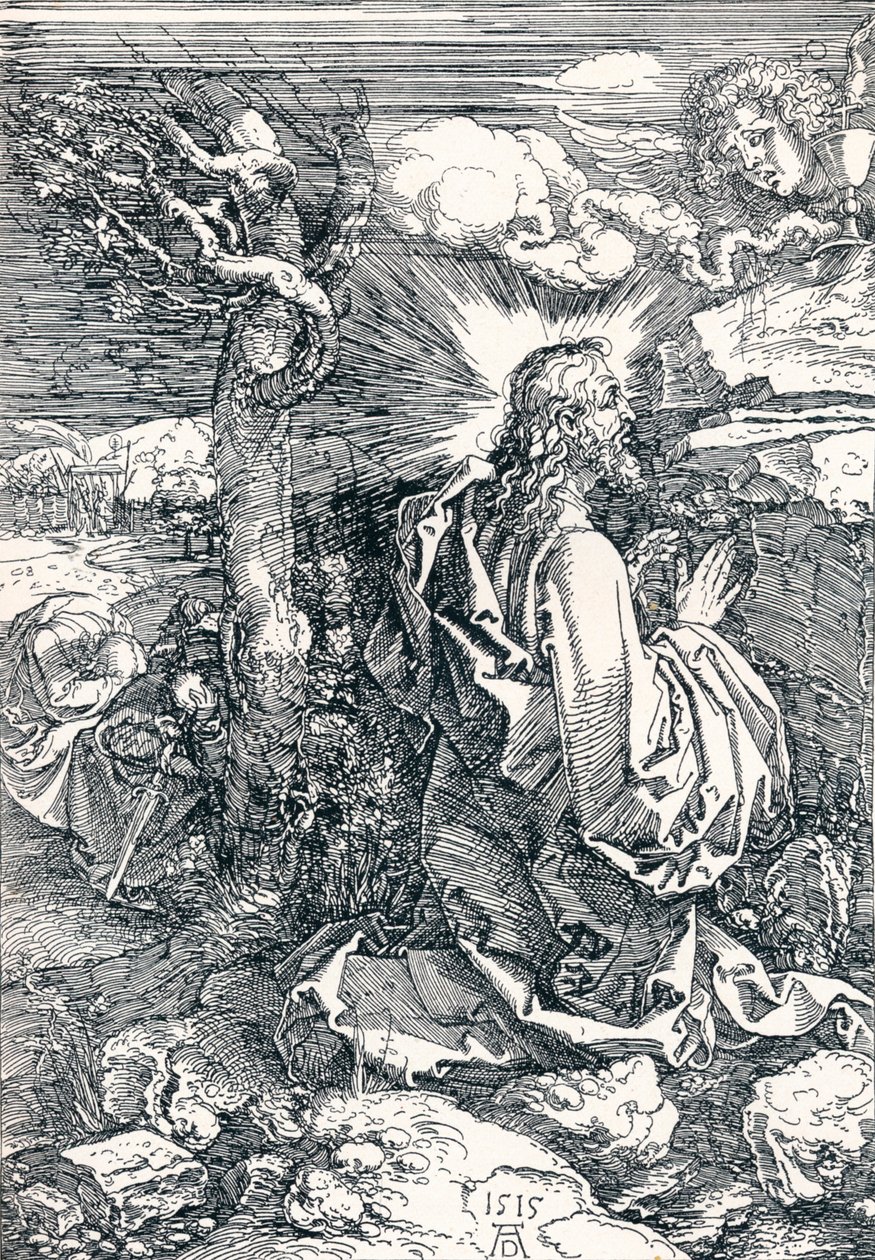 Agónia a kertben, 1515 1906 alkotó: Albrecht Dürer