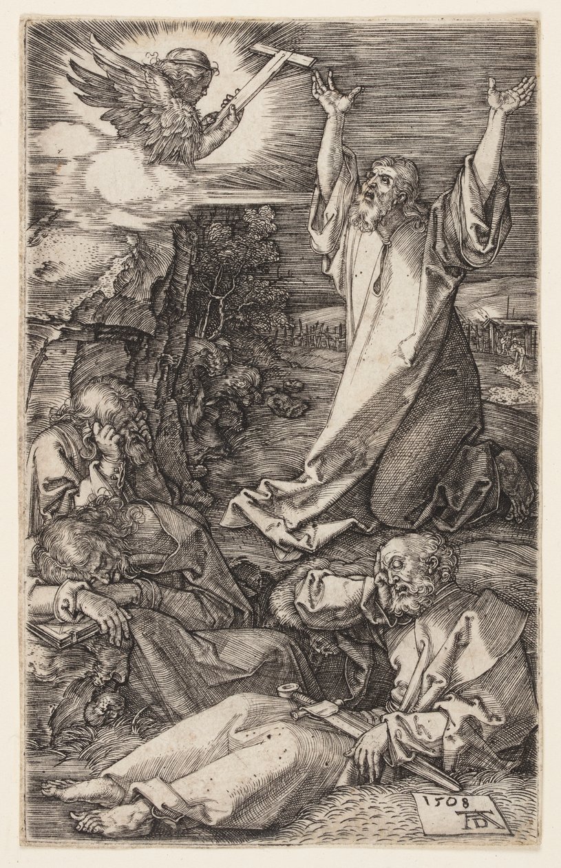 Agónia a kertben, A vésett szenvedélyből alkotó: Albrecht Dürer