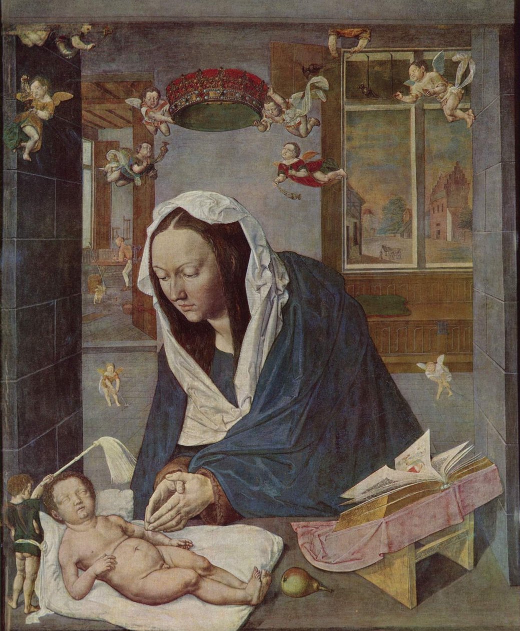 Albrecht Dürer Központi panel Mária oltár alkotó: Albrecht Dürer