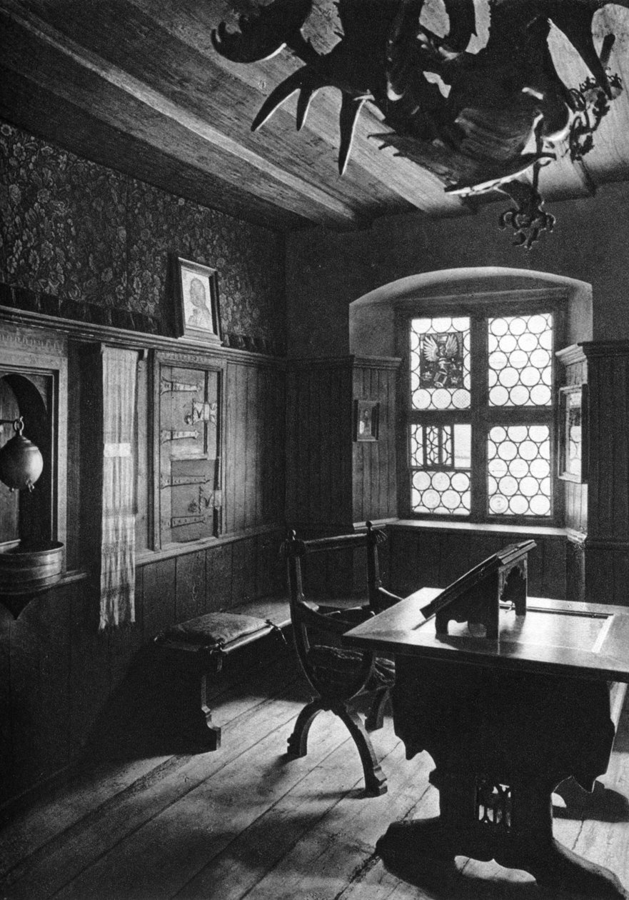 Albrecht Dürers dolgozószoba, Nürnberg, 1936 alkotó: Albrecht Dürer
