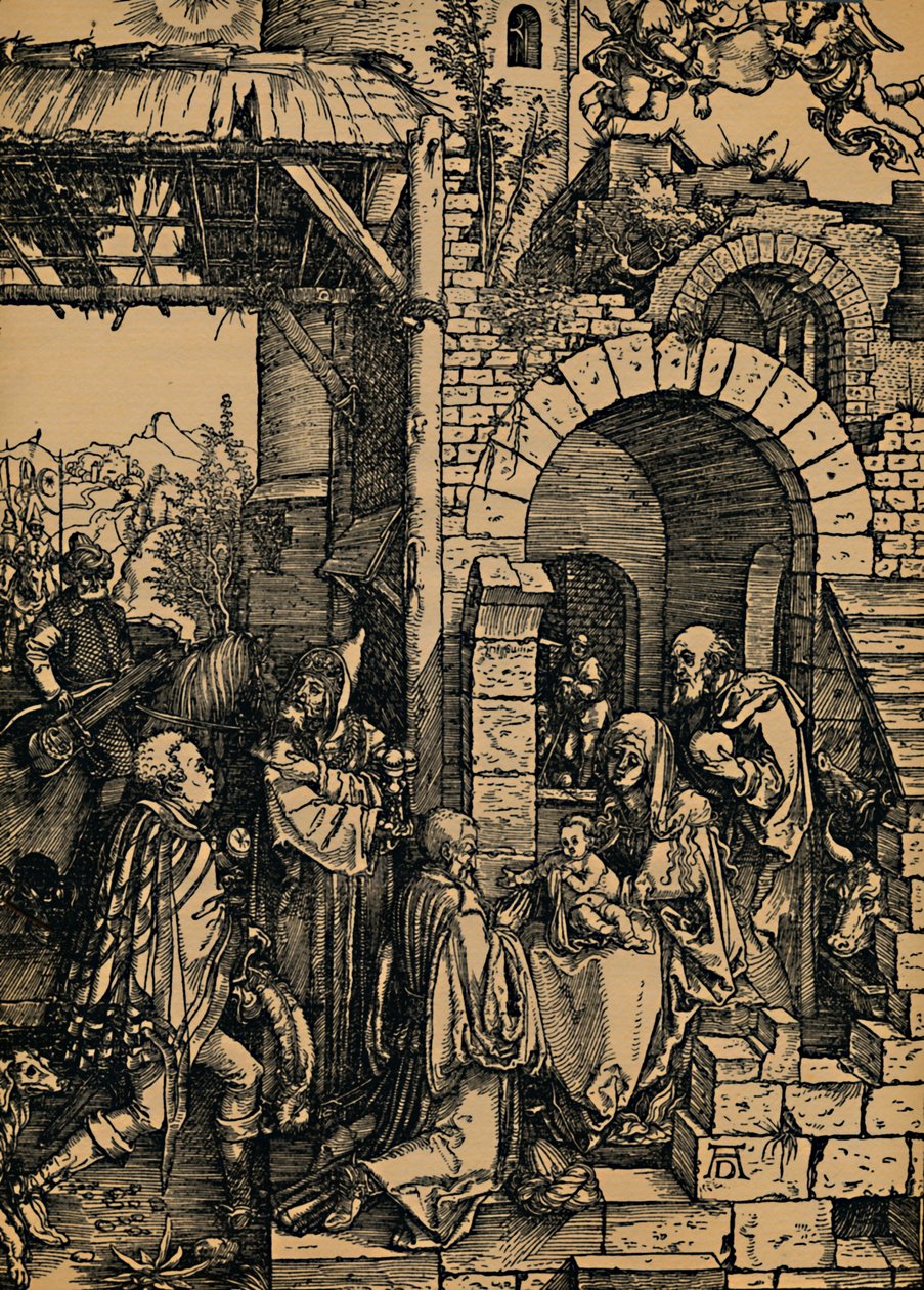 Királyimádás, Királyimádás, 1503-1504. alkotó: Albrecht Dürer