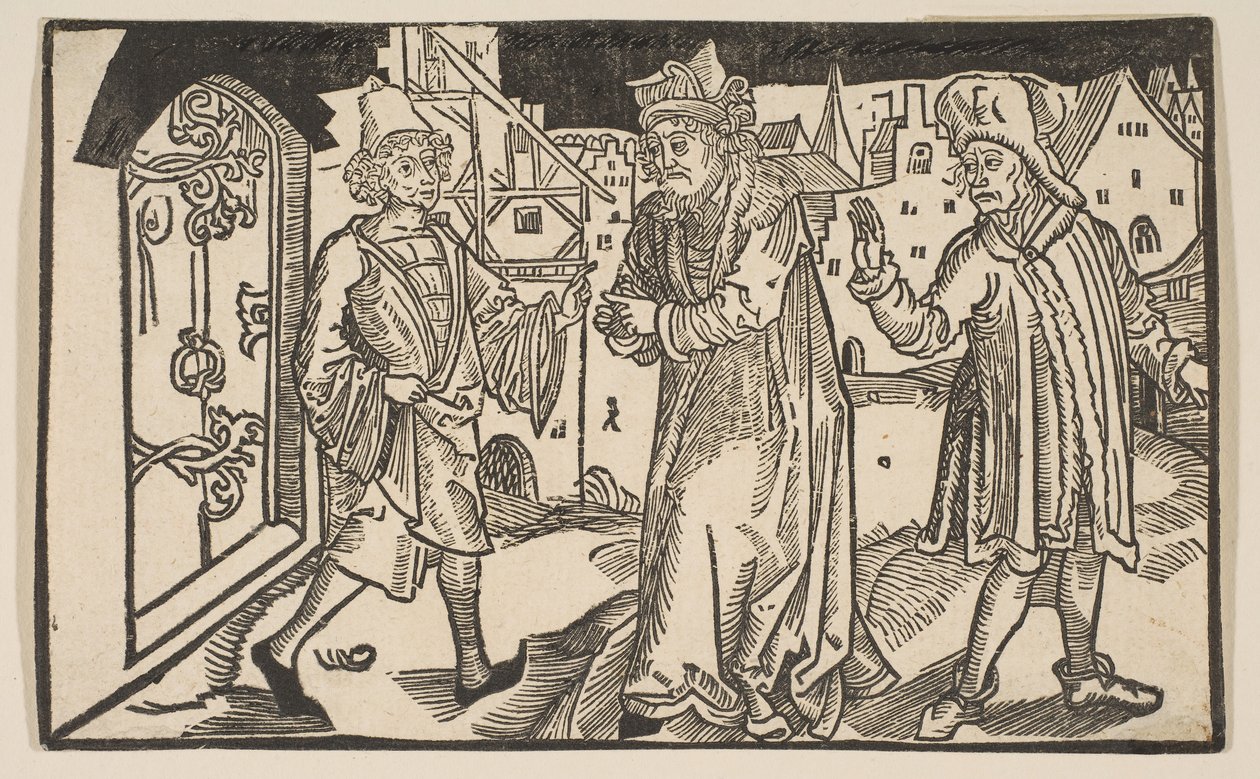 Andria, Terence vígjátékából, 19. századi reprint.n.d. alkotó: Albrecht Dürer