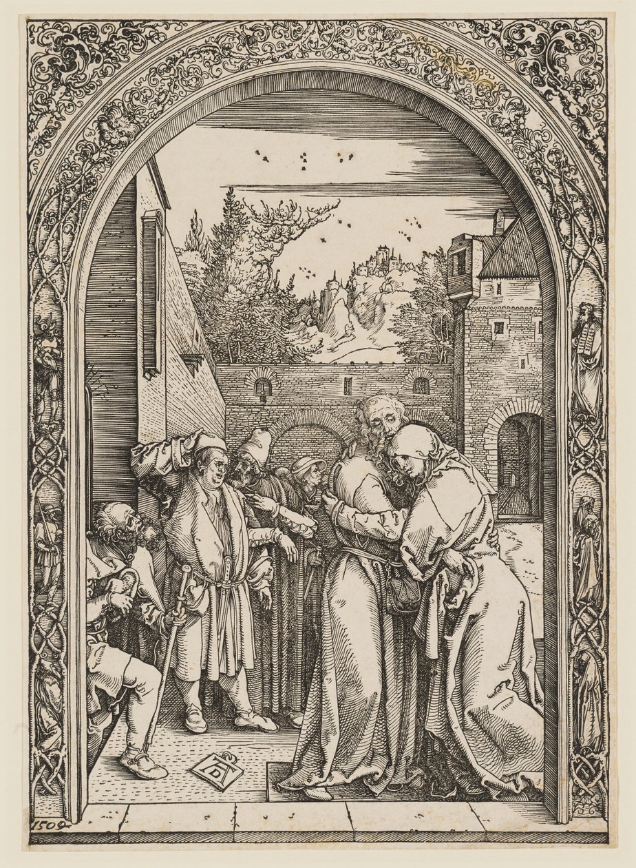 Anna és Joakim az Aranykapu alatt alkotó: Albrecht Dürer