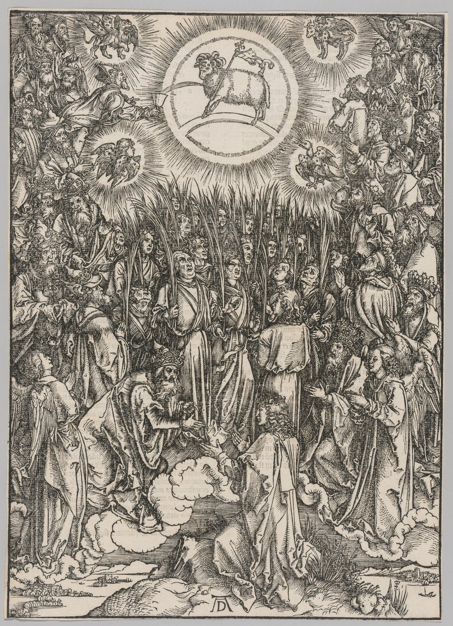 Apokalipszis: A Bárány imádása – A kiválasztottak himnusza alkotó: Albrecht Dürer