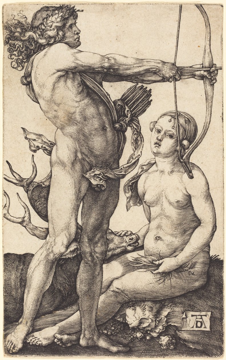 Apollón és Diána alkotó: Albrecht Dürer