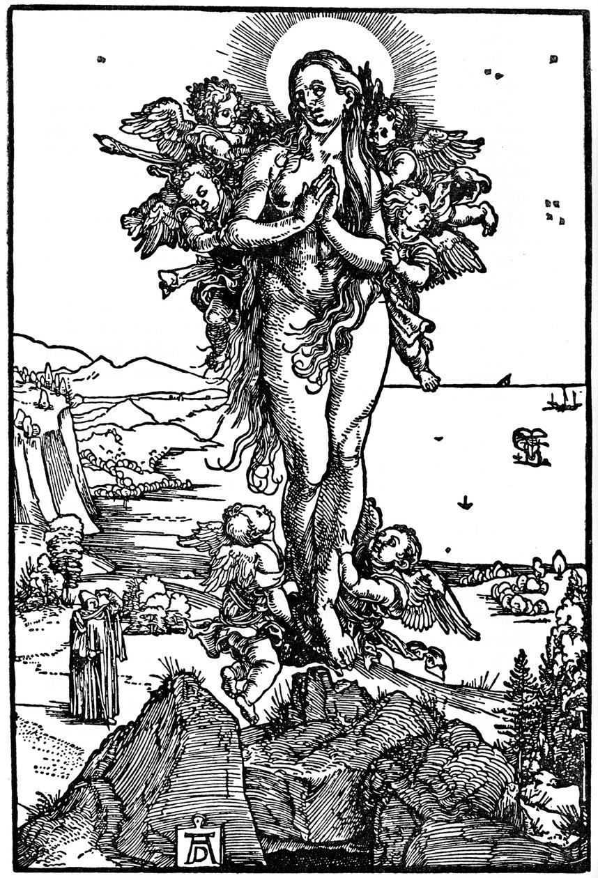 Mária Magdolna mennybemenetele, 1507-1510, 1936 alkotó: Albrecht Dürer