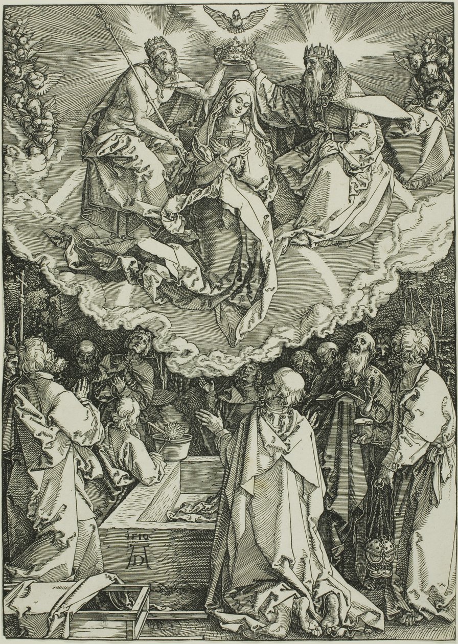 Szűz mennybemenetele és koronázása, A Szűz életéből alkotó: Albrecht Dürer
