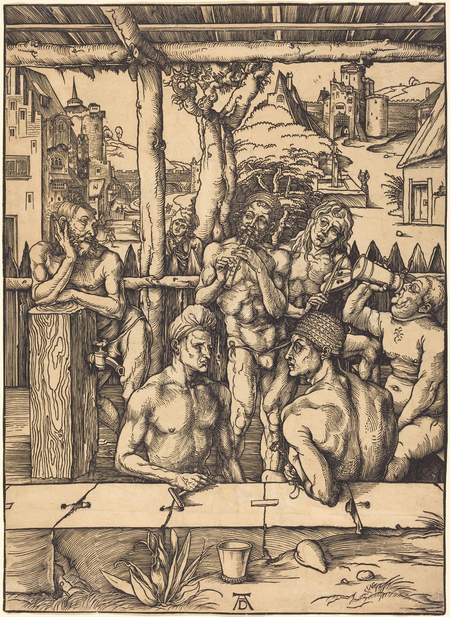 Férfifürdő alkotó: Albrecht Dürer