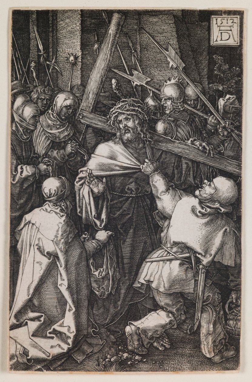 Kereszthordozás, a „Vésett szenvedély” sorozatból alkotó: Albrecht Dürer