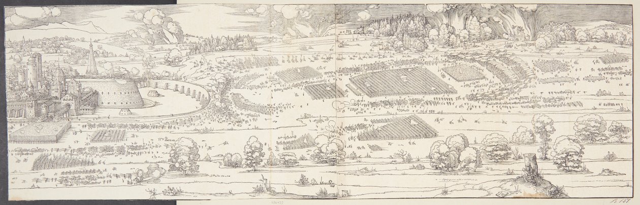 Egy vár ostroma alkotó: Albrecht Dürer