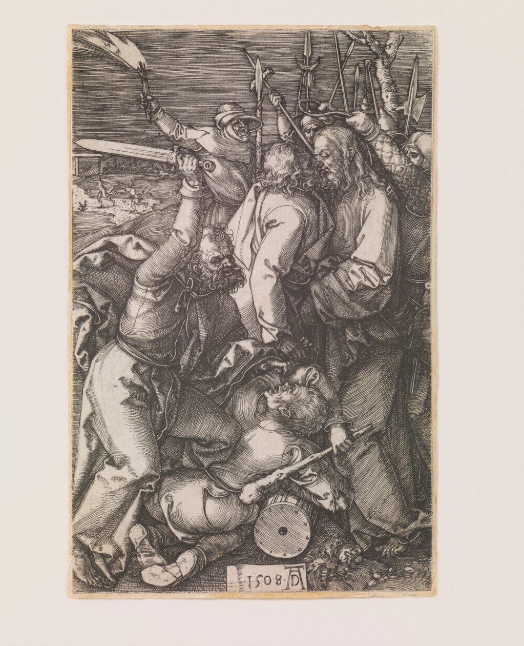 Krisztus árulása, a „Bevésett szenvedély” sorozatból alkotó: Albrecht Dürer