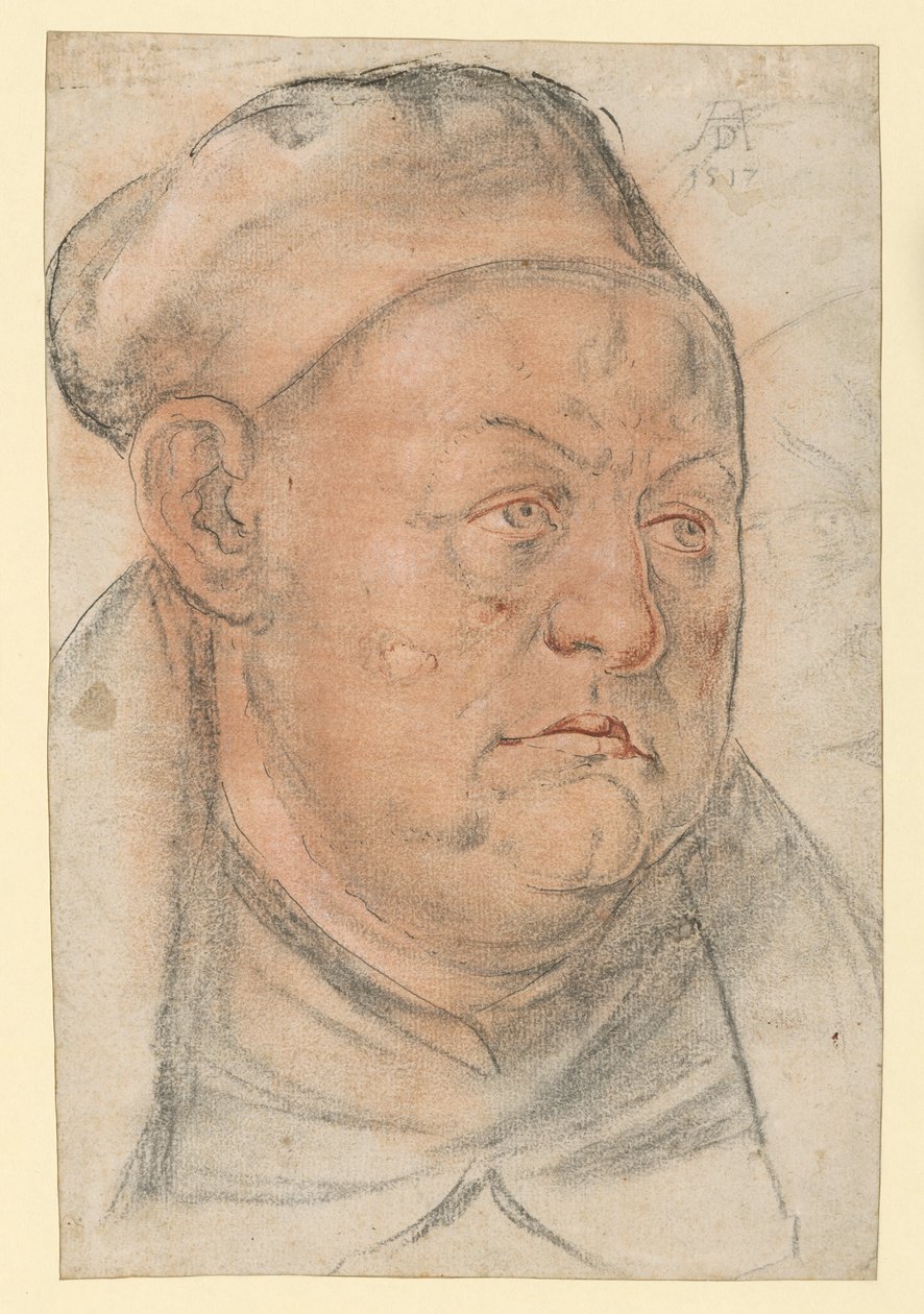 Egy egyházi férfi portréja (Johannes Trithemius?) alkotó: Albrecht Dürer