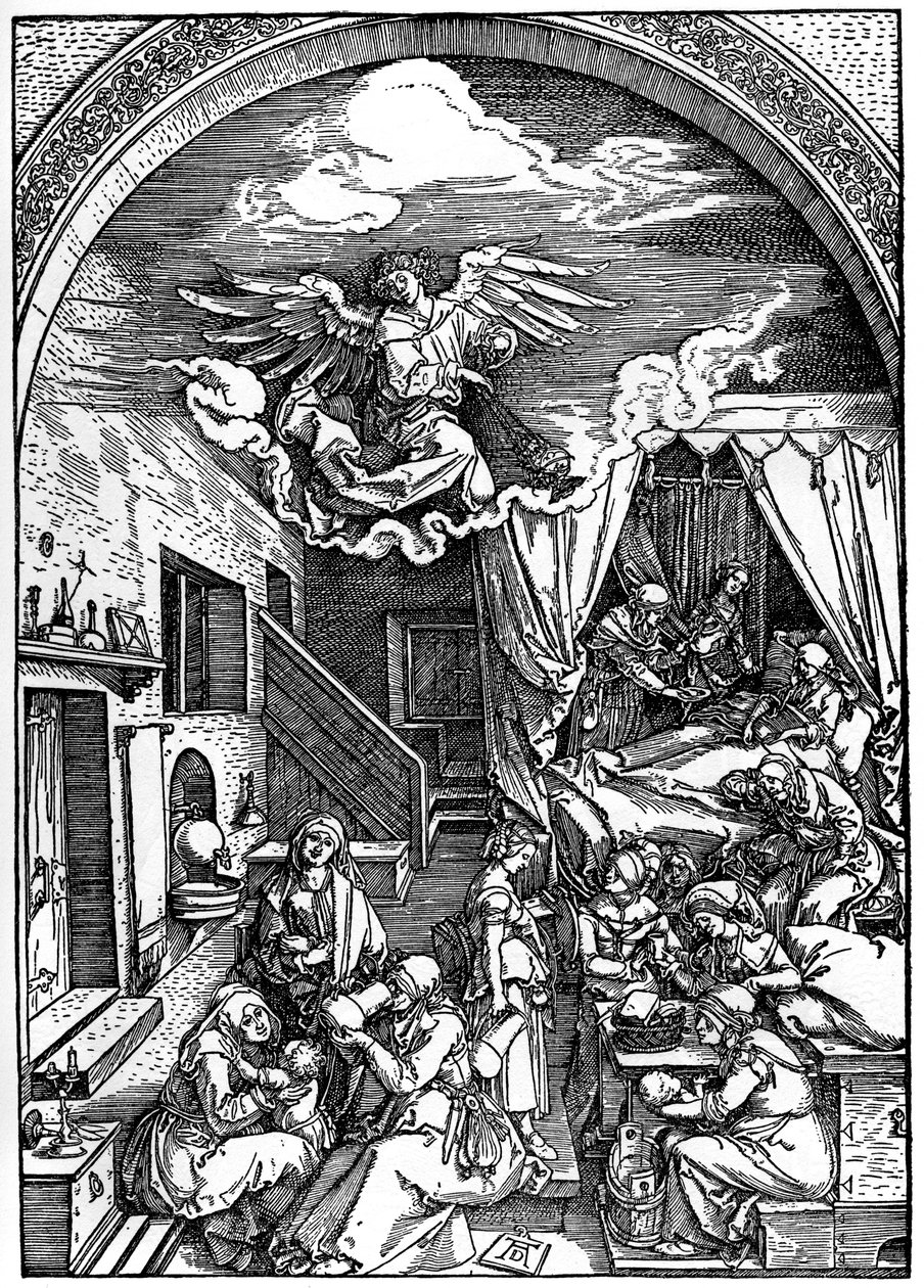 A Szűz születése, 1502-1505, 1936 alkotó: Albrecht Dürer