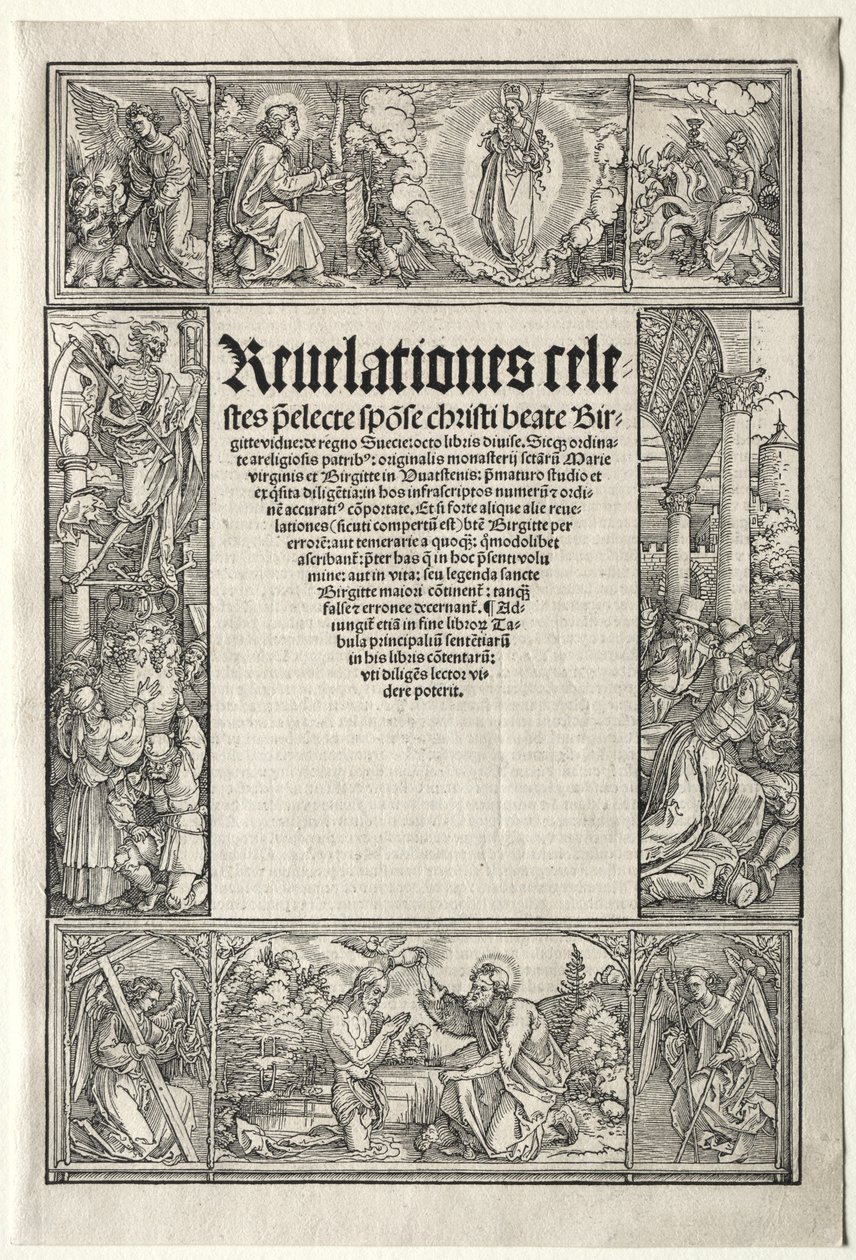 Határ – Krisztus keresztségével alkotó: Albrecht Dürer